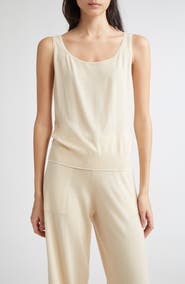 Eleventy Tipped Merino Wool Sweater Tank