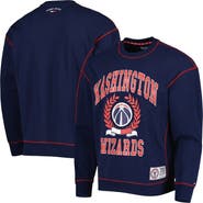 TOMMY JEANS Men's Tommy Jeans Navy Washington Wizards Peter French Terry Pullover Sweatshirt