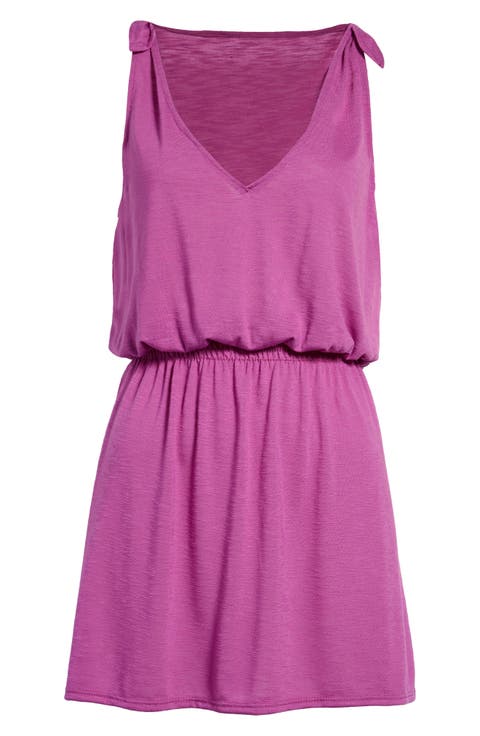 Breezy Tie Shoulder Cover-Up Dress