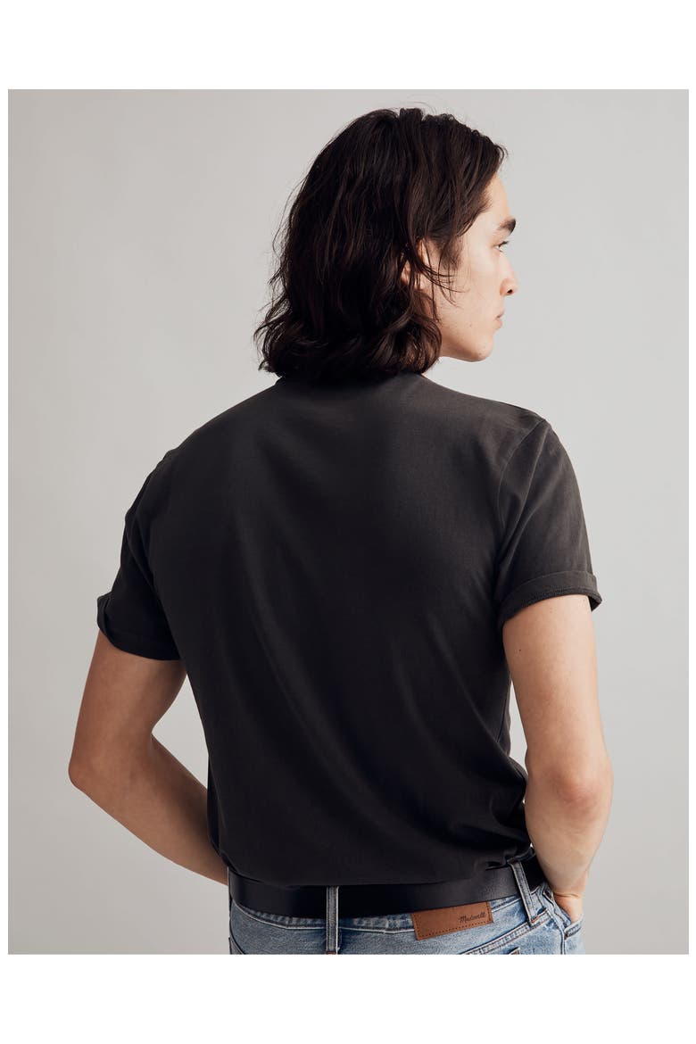 Garment Dyed Allday Crewneck T-Shirt, Alternate, color, BLACK COAL