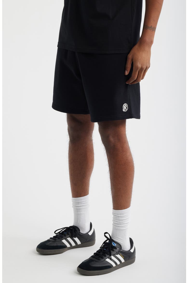 Karat Cotton Shorts, Alternate, color, BLACK