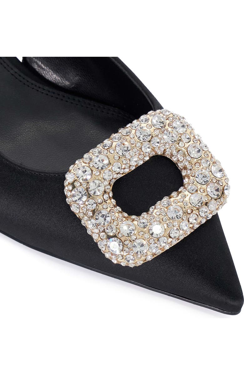 Dune London Centrepiece Slingback Pointed Toe Kitten Heel Pump, Alternate, color,