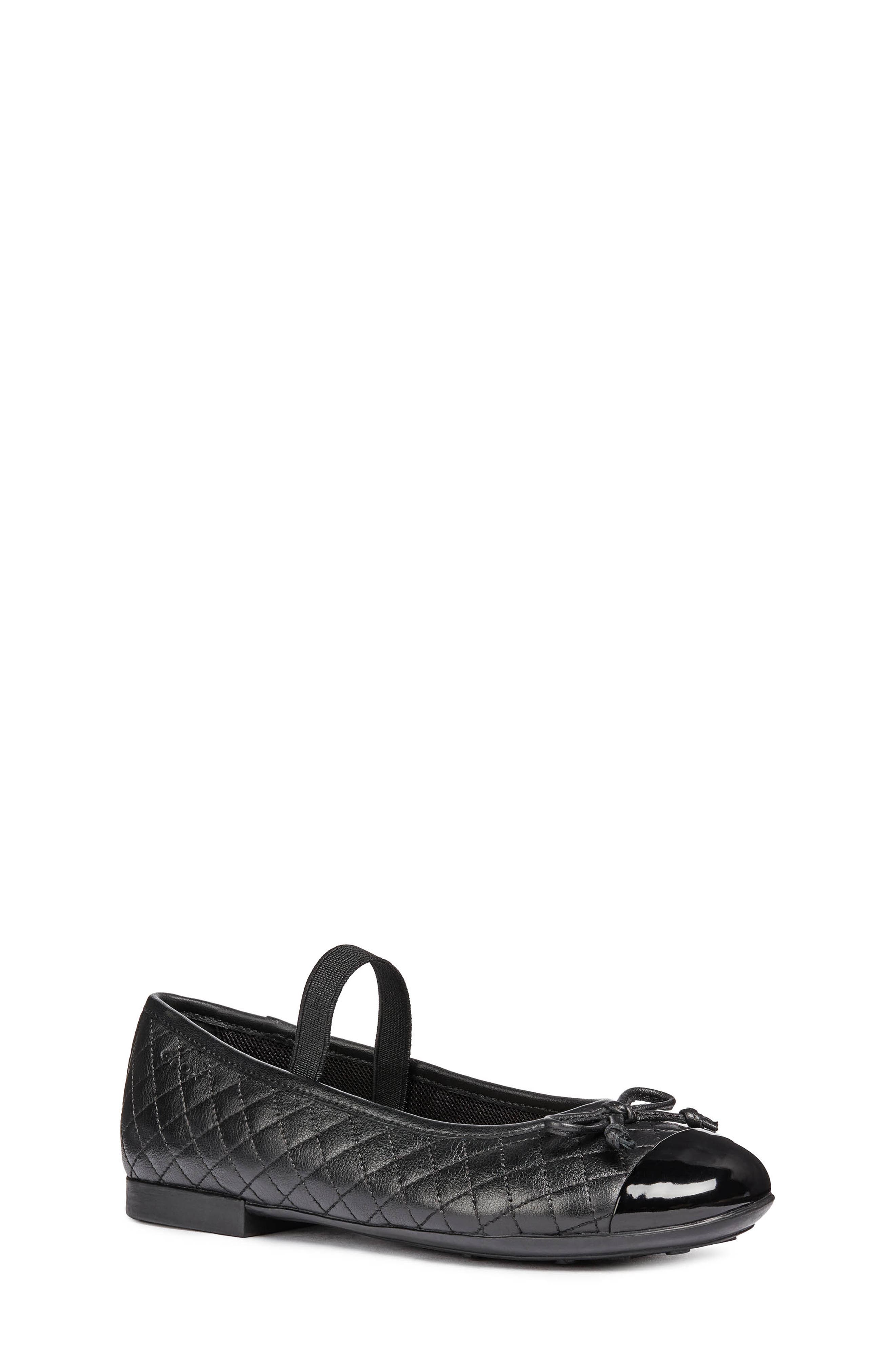 Geox Plie Mary Jane Flat, Main, color, Dark Black