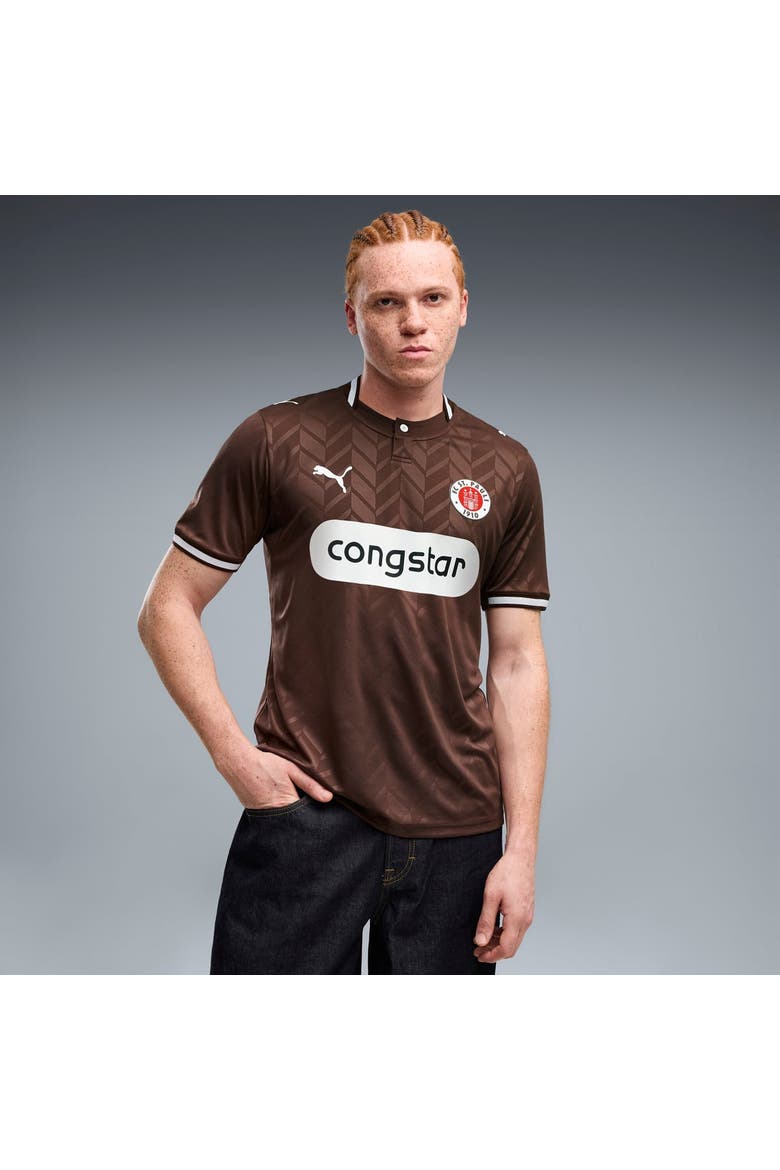 Men's Puma  Brown St. Pauli 2026/27 Home Replica Jersey, Main, color, Brown
