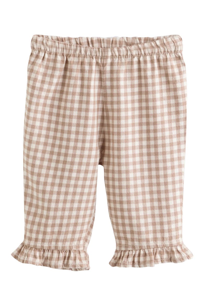 Bunny Graphic Top & Gingham Pants Set, Alternate, color, PINK