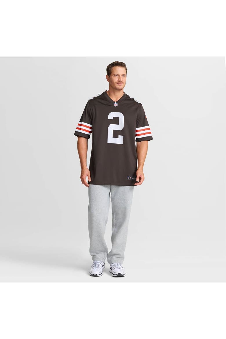 Men's Nike Shedeur Sanders Brown Cleveland Browns Game Jersey, Alternate, color, Brown