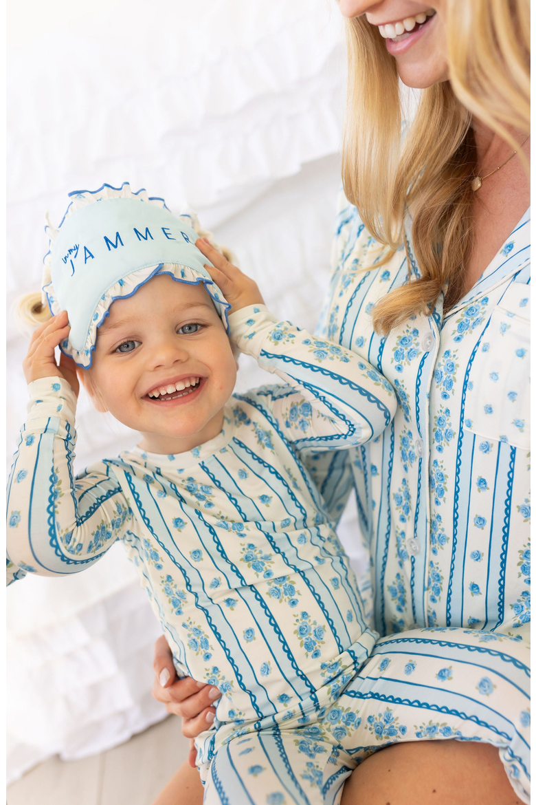 Forever Blooming Two Piece Set, Alternate, color, Cream / Blue