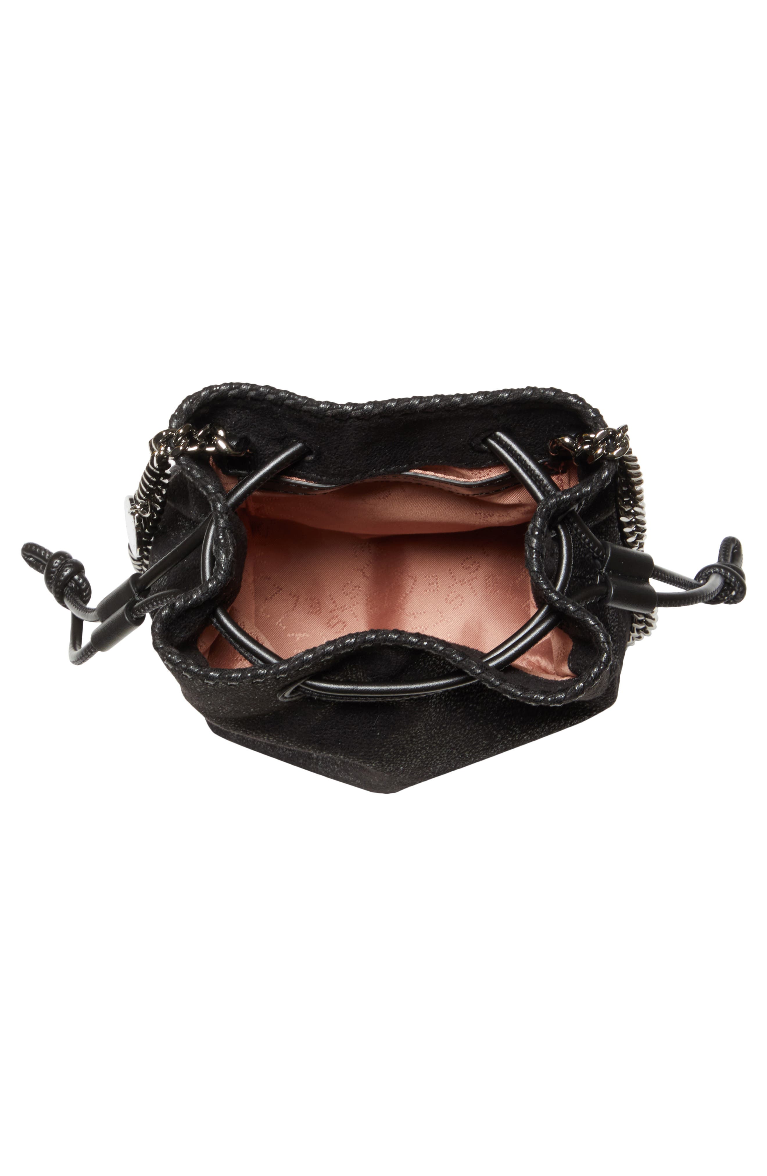 Stella McCartney Falabella Micro Bucket Bag, Alternate, color, 