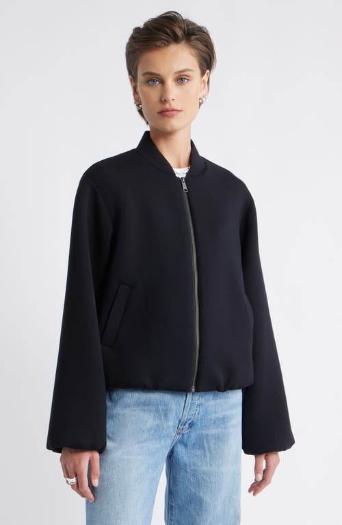 Nordstrom Scuba Knit Bomber Jacket