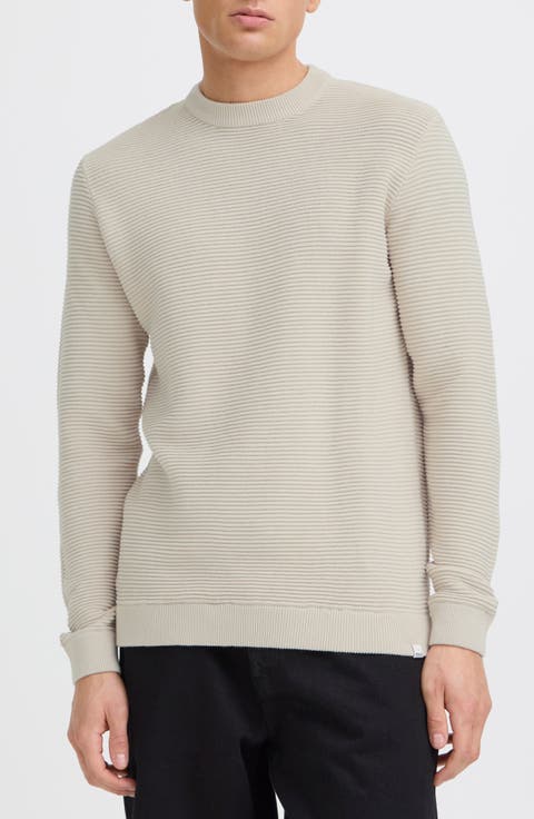 Ribbed Crewneck Sweater