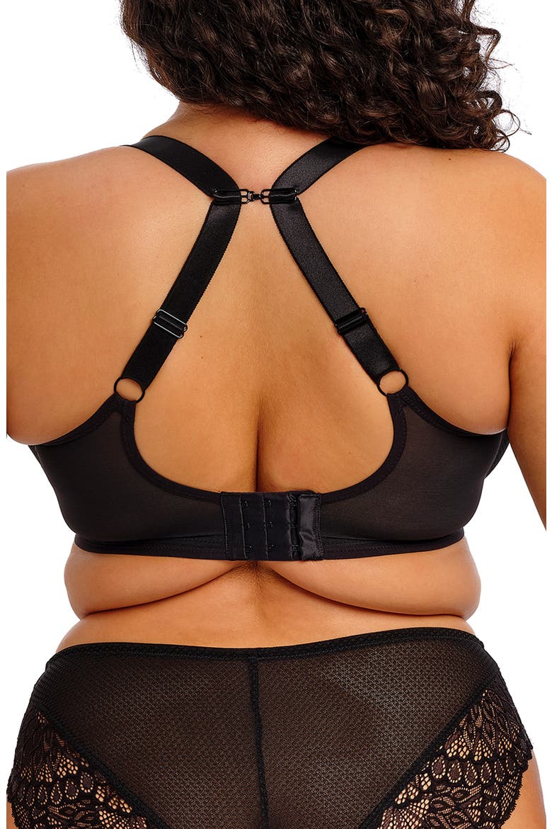 Tiernie Underwire Plunge Bra, Alternate, color, BLACK