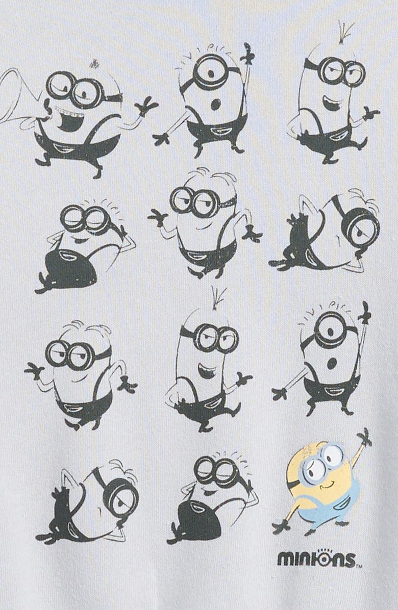 Tucker + Tate Kids' Minions Cotton Blend Graphic Sweatshirt & Cargo Joggers Set, Alternate, color,