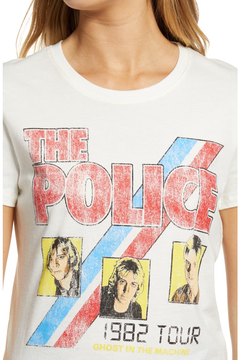Police Ghost in the Machine Graphic Tee, Alternate, color, OFF WHITE