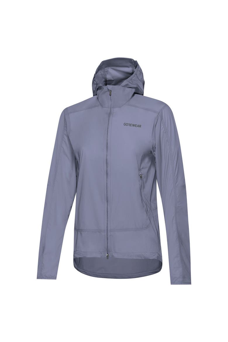 Fernflow Hooded Windbreaker - Women's, Alternate, color, Amethyst Grey