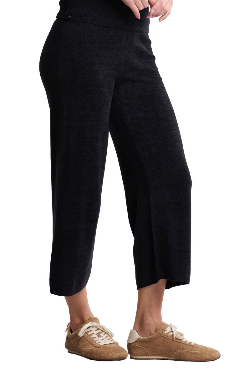 Barefoot Dreams<sup>®</sup> CozyChic<sup>®</sup> Ultra Lite<sup>®</sup> Crop Pajama Pants, Alternate, color, Black
