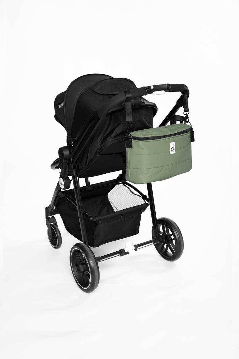 Water-Repellent Six-Pocket Mini Diaper Bag, Alternate, color, Olive Green