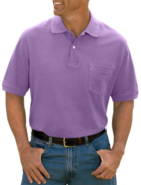 Big & Tall Pocket Piqué Polo Shirt