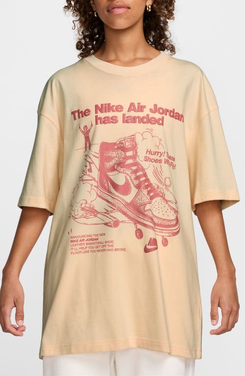 JORDAN JORDAN OVERSIZE COTTON GRAPHIC T-SHIRT 