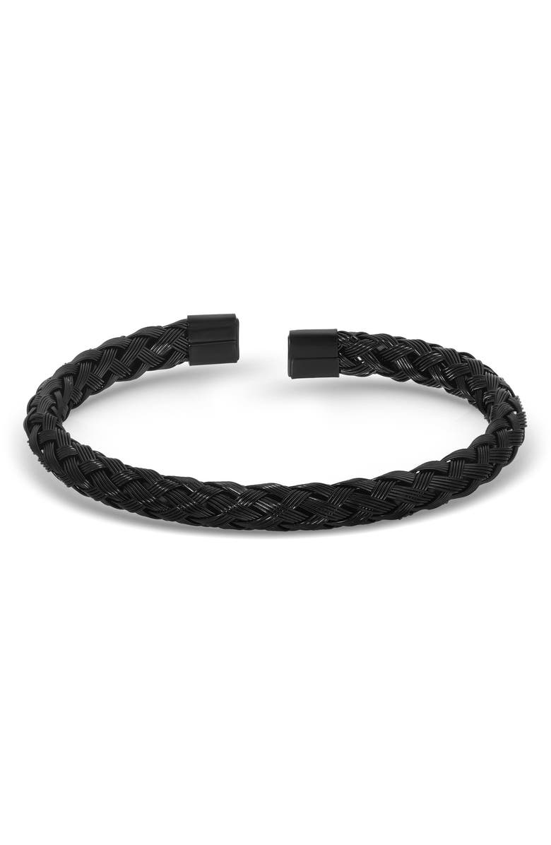 EYE CANDY LOS ANGELES Men's Lev Crystal 3-Pack Assorted Bracelets, Alternate, color, Black