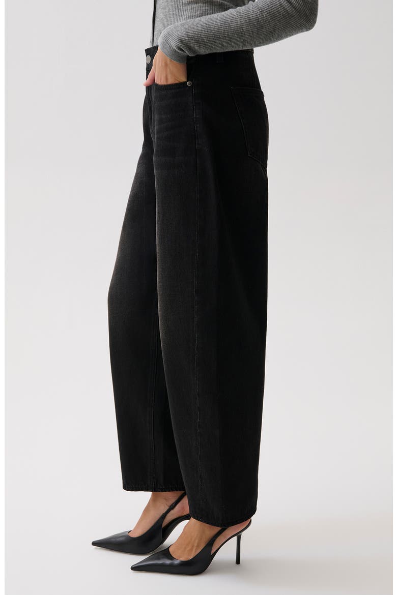 Sacha High Waist Barrel Leg Jeans, Alternate, color, SPARK