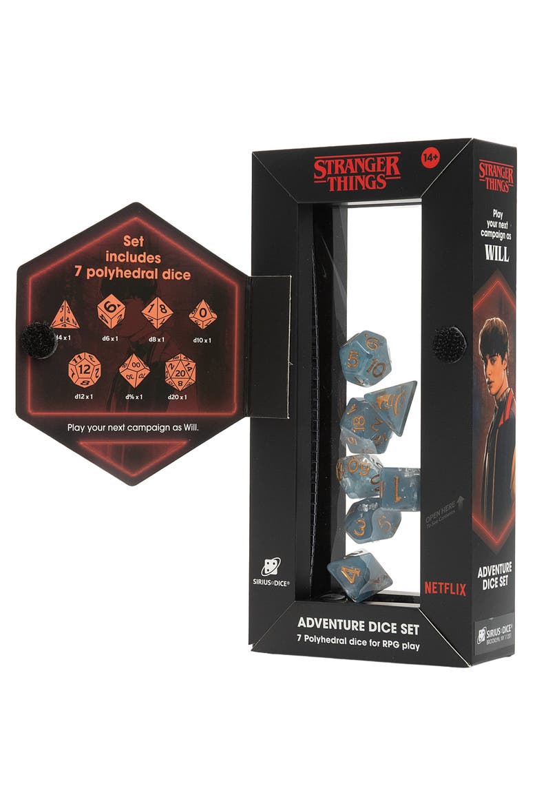 Adventure Dice 7 Piece RPG Set, Alternate, color, Multicolored