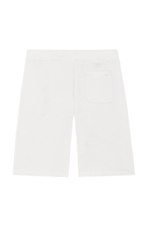 Dalix Mens Alien Midweight Fleece Short In White