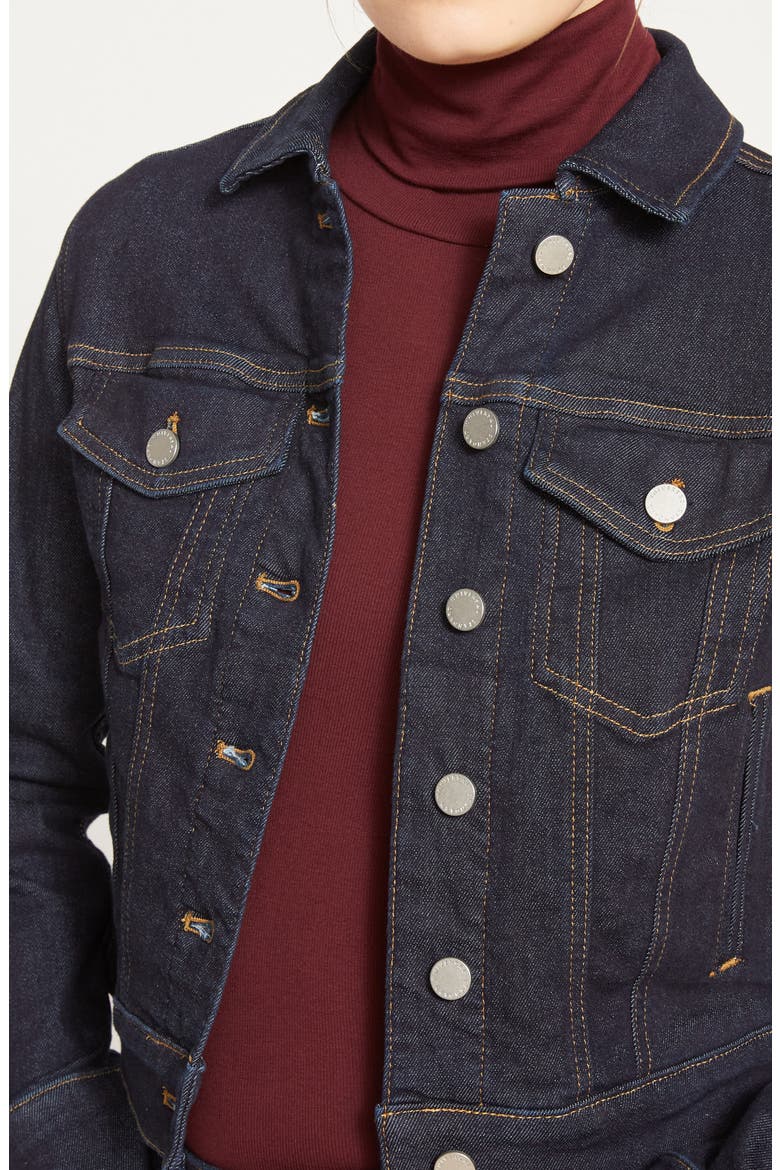Kelsey Denim Jacket, Alternate, color, VINTAGE INDIGO SELVEDGE