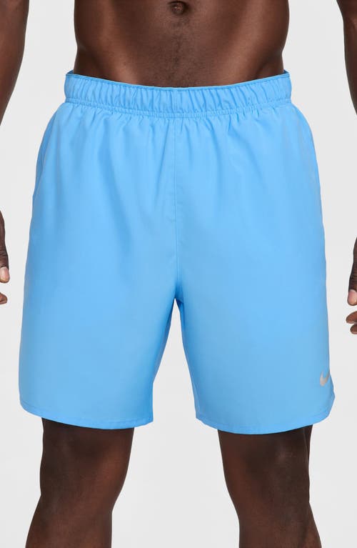 Nike Dri-fit Challenger Athletic Shorts In Blue
