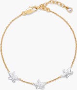 YOJ Luludi Flower Mix Metal Bracelet in Gold