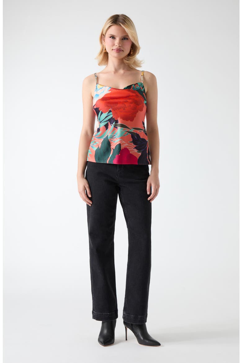 Roma Print Sleeveless Top, Alternate, color, OPEN