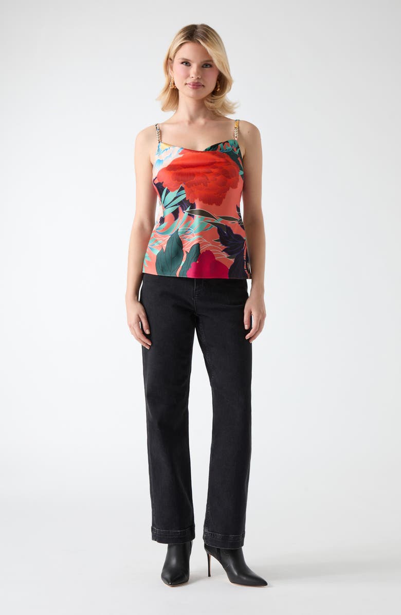 Marciano Roma Print Sleeveless Top, Alternate, color, Open