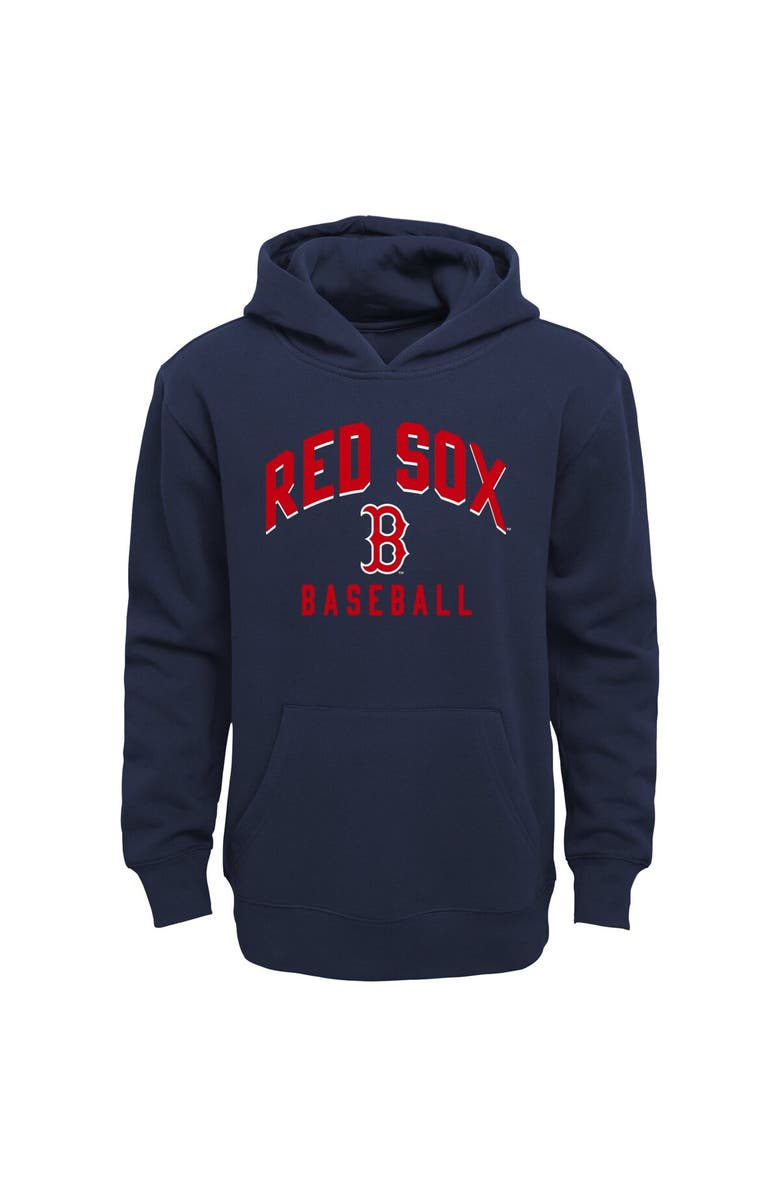 Outerstuff Infant Navy/Heather Gray Boston Red Sox Play by Play Pullover Hoodie & Pants Set, Alternate, color, Navy