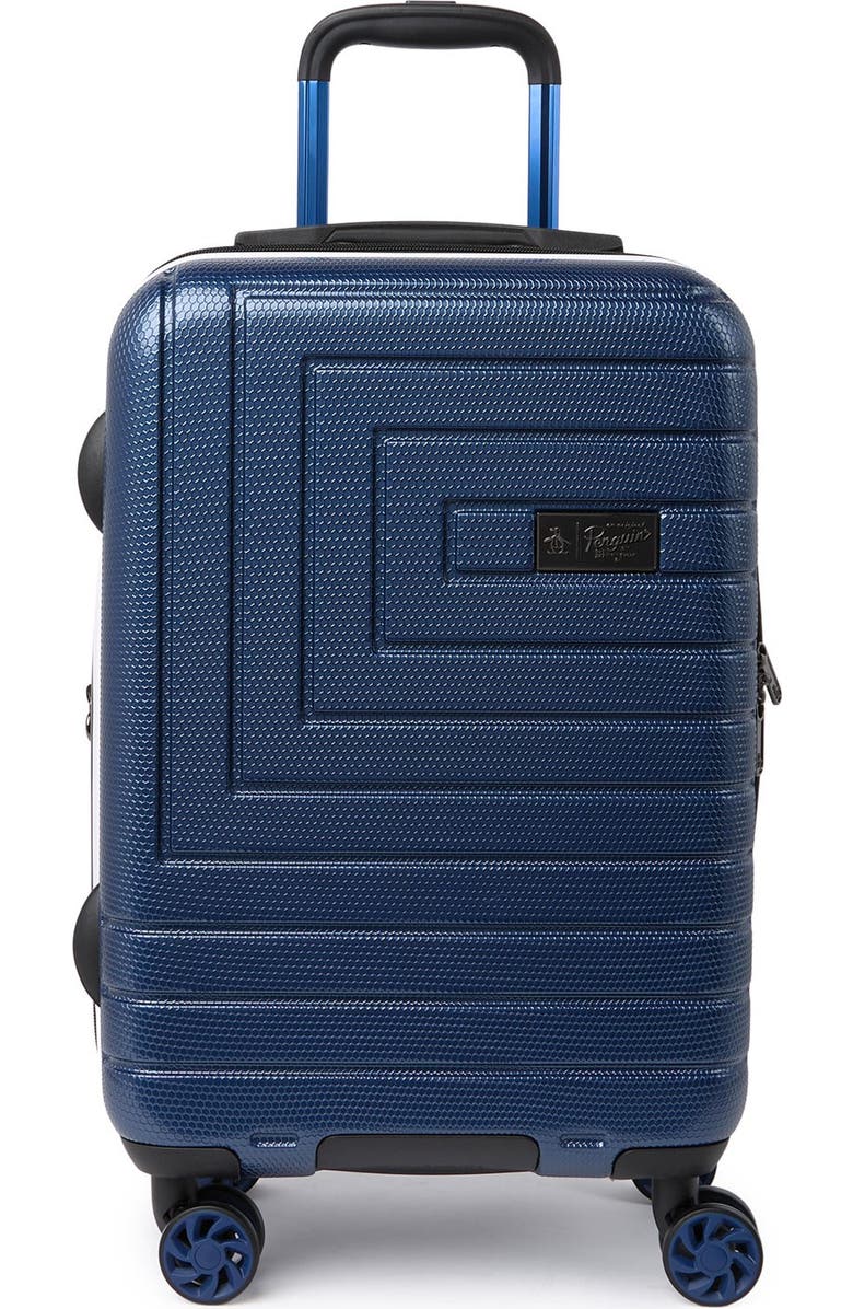 Original Penguin Thaddeus 21" Hardside Spinner Suitcase, Main, color,