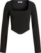 Mistress Rocks Long Sleeve Corset Top
