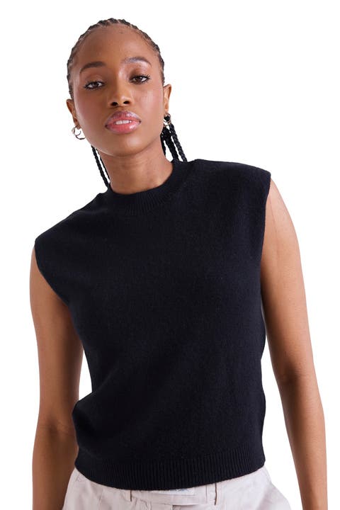 Zarah Crew Neck 100% Cashmere Vest