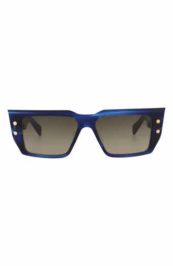 Balmain 54mm Novelty Square Sunglasses