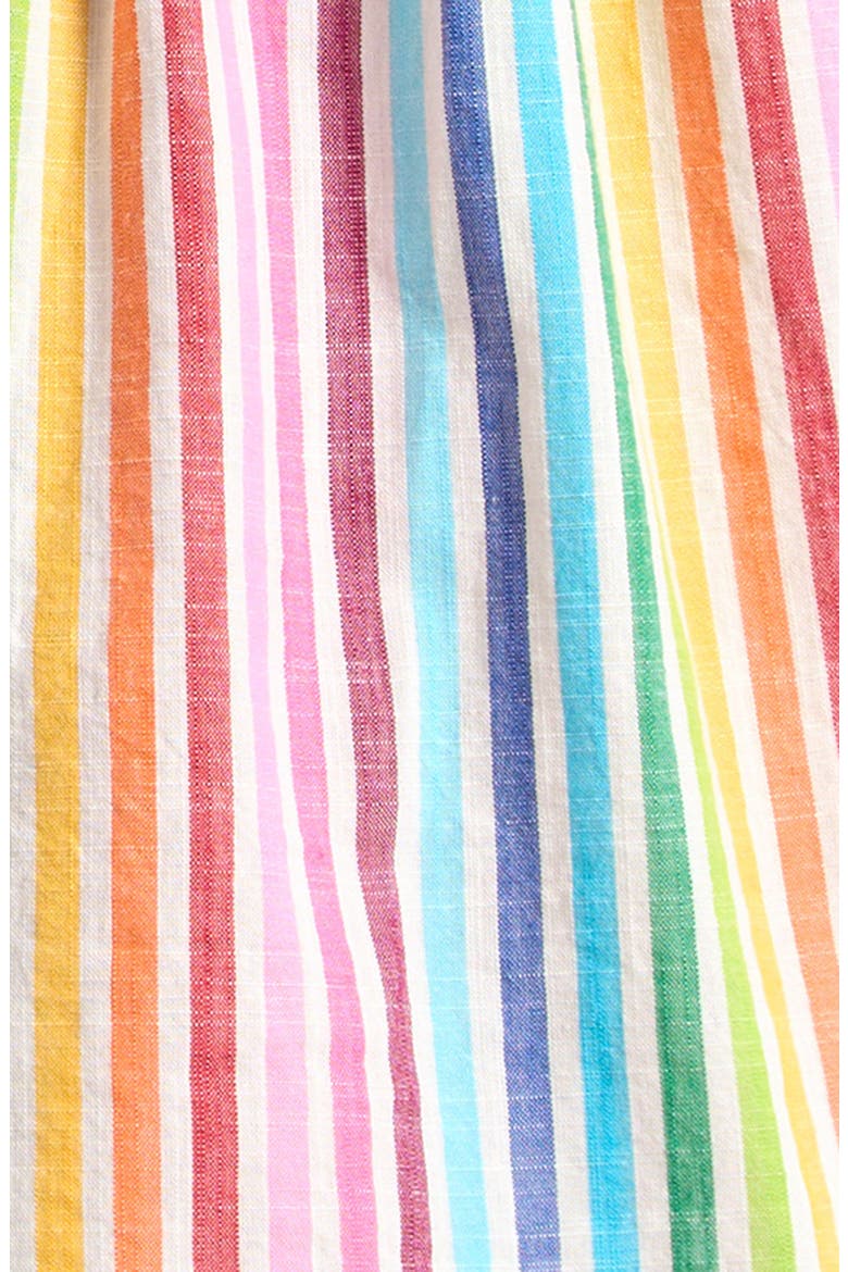 Kids' Rainbow Stripe Cotton Dress, Alternate, color, PINK MULTI