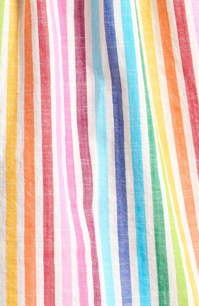 NEXT Kids' Rainbow Stripe Cotton Dress, Alternate, color, 
