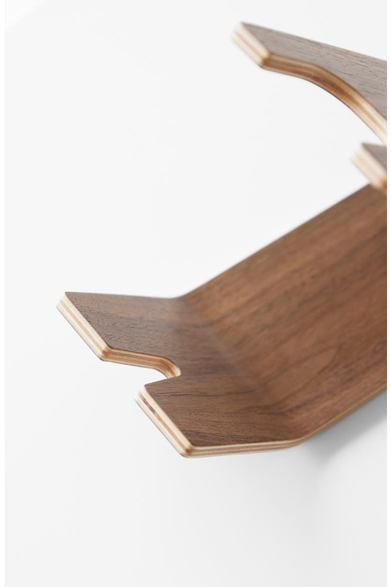 Hair Dryer & Iron Stand, Alternate, color, WALNUT