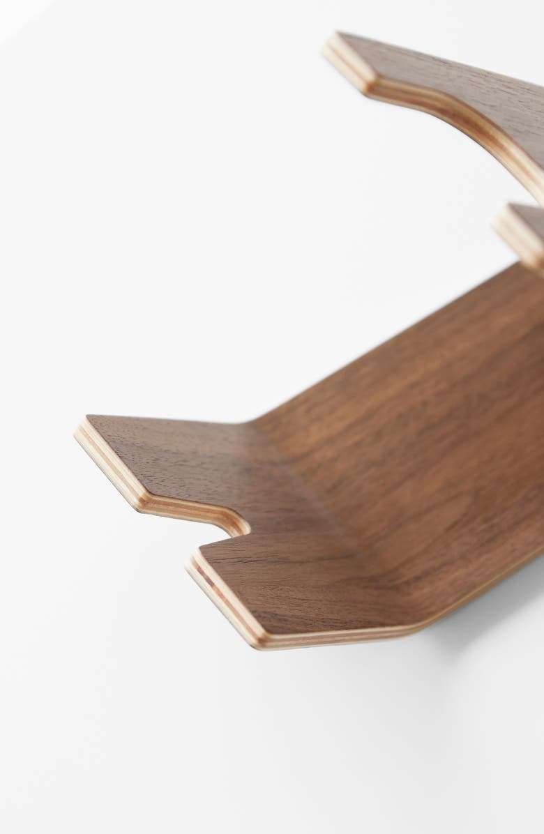 Yamazaki Hair Dryer & Iron Stand, Alternate, color, Walnut