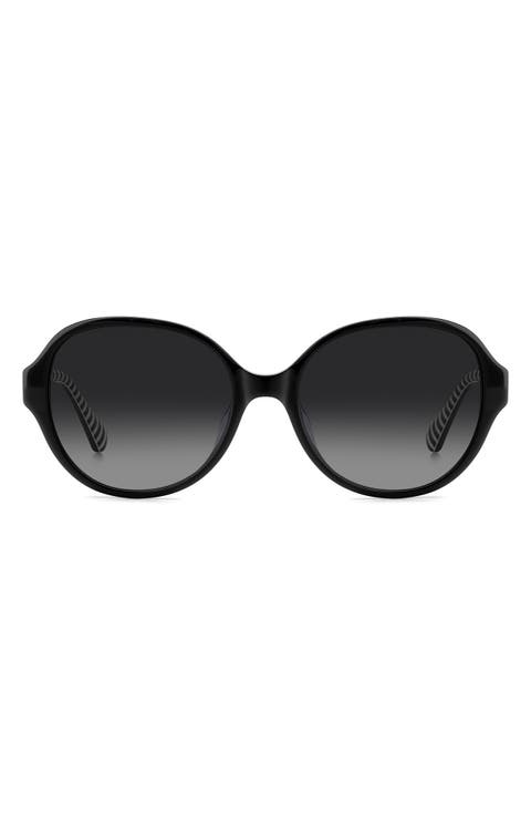 emalie 56mm gradient oval sunglasses