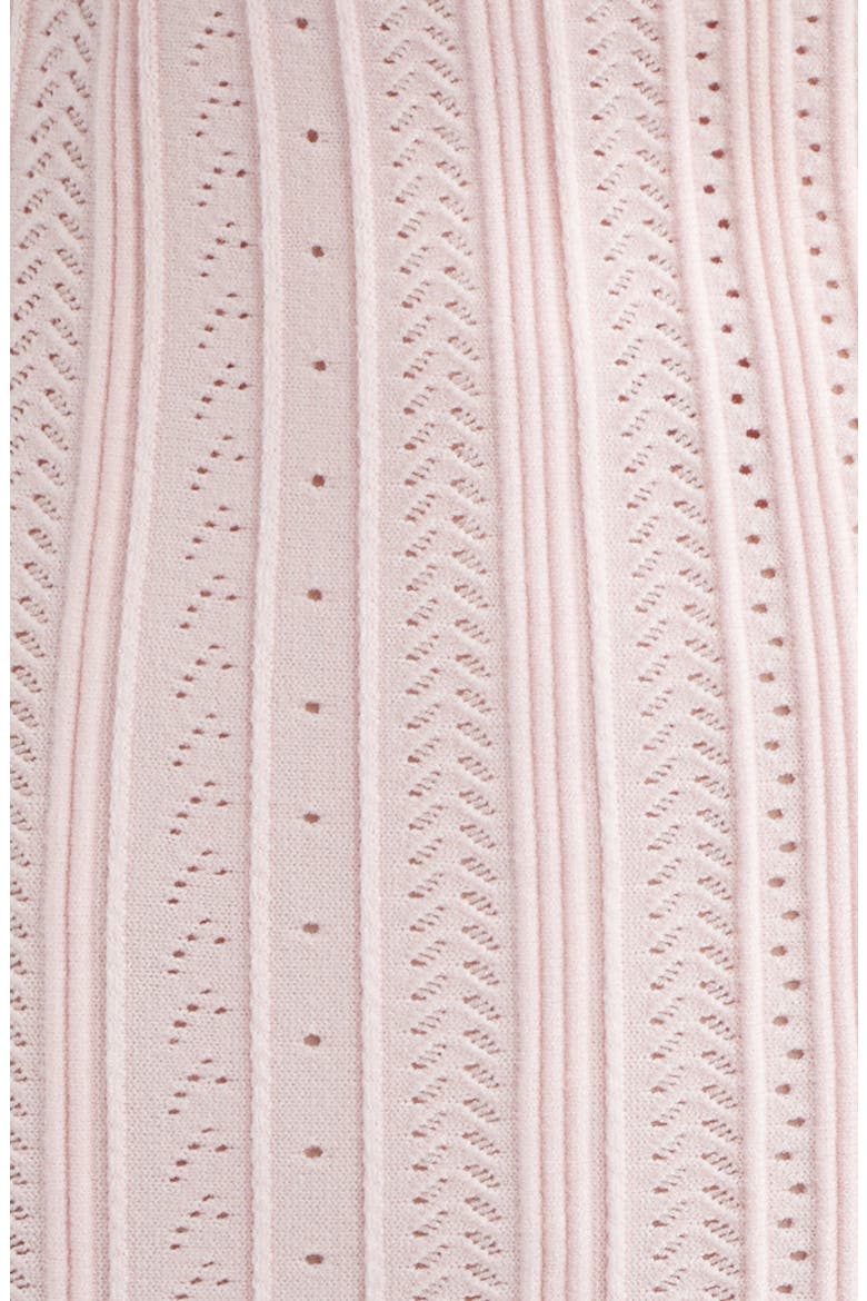 Tabatha Pointelle Minidress, Alternate, color, PEACH SORBET