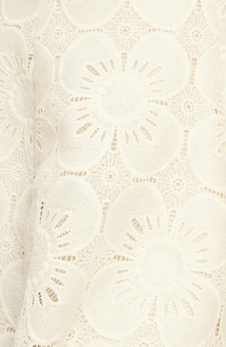 FLYING TOMATO Floral Lace Minidress, Alternate, color, Vintage Ivory