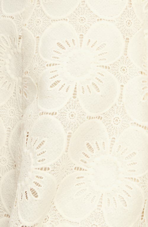 Flying Tomato Floral Lace Minidress In White