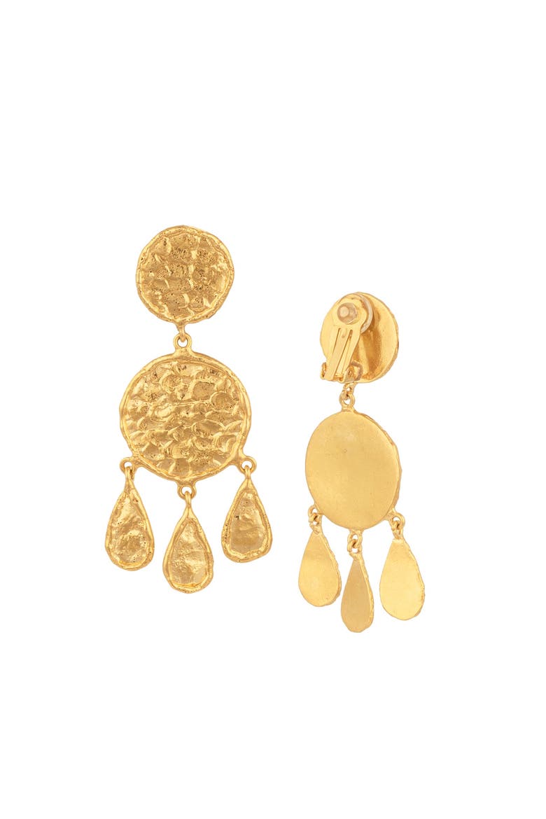 Swanee Earrings, Alternate, color, GOLD