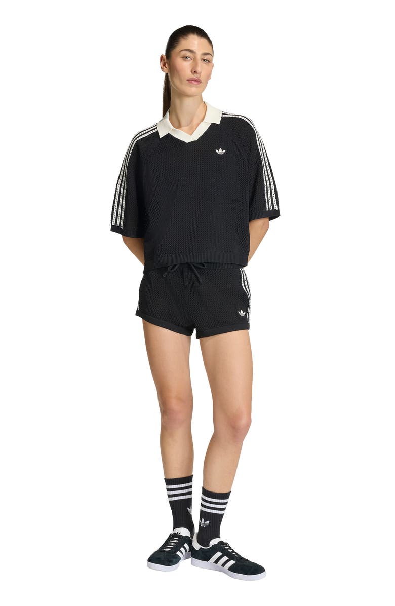 adidas Originals Open Knit Shorts, Alternate, color, 