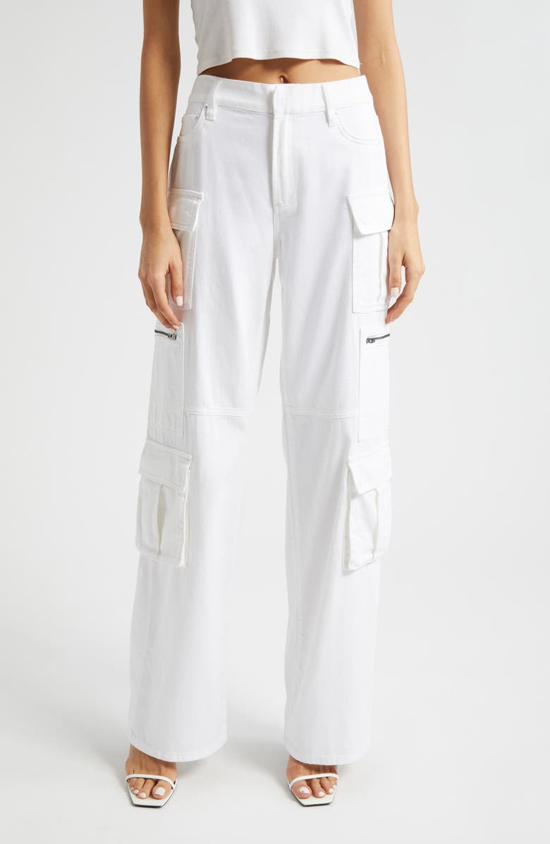 Alice + Olivia Olympia Mr. Baggy Cargo Pants, Main, color,