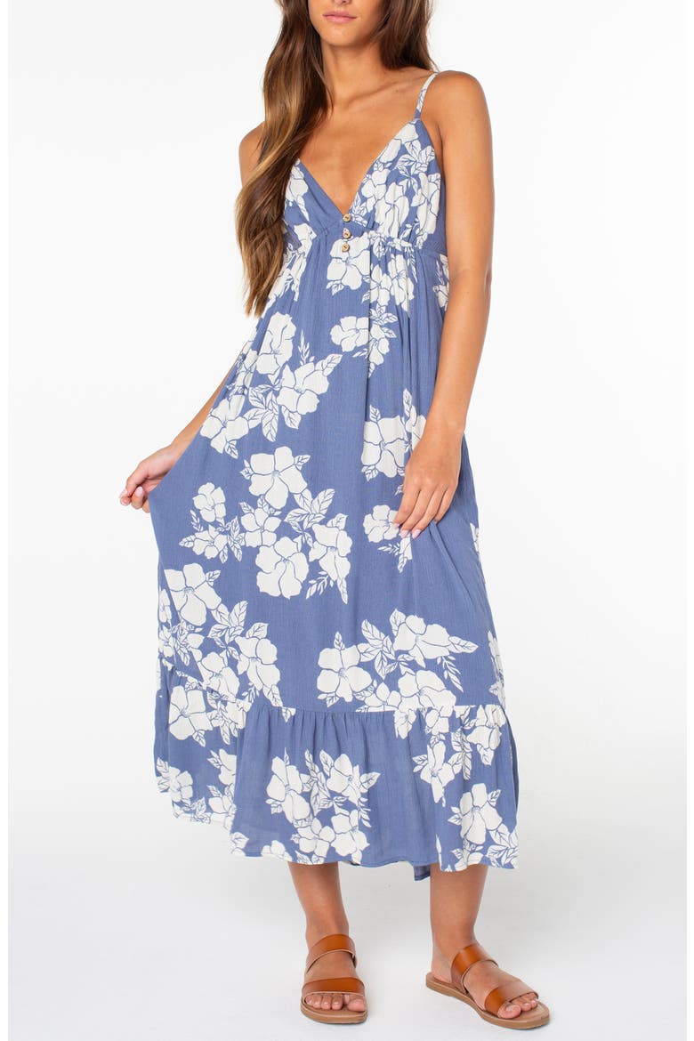 Warm Rays Sleeveless Midi Dress, Main, color, WILD WIND
