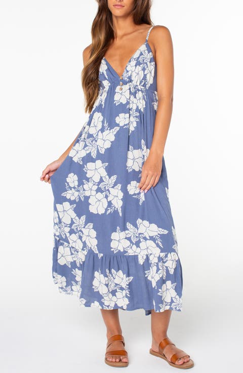 Warm Rays Sleeveless Midi Dress