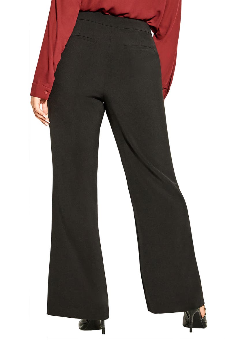 City Chic Tuxe Luxe High Waist Pants, Alternate, color,